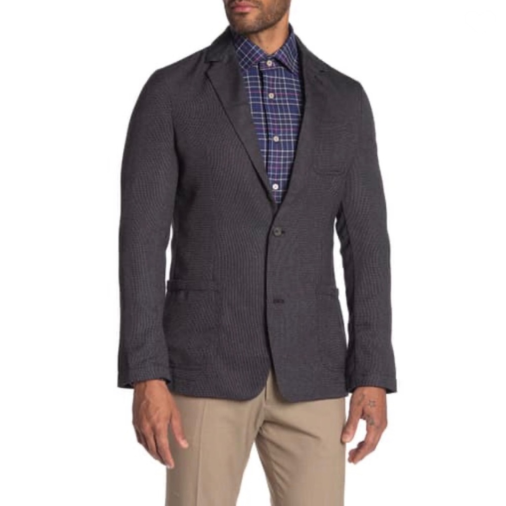 Report Collection Pin Dot Woven Blazer